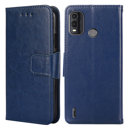 For Nokia G11 Plus 4G Magnetic Clasp Phone Case Textured PU Leather Wallet Stand Cover