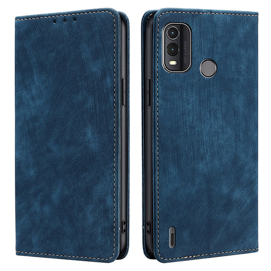 Wallet Phone Stand Case for Nokia G11 Plus 4G RFID Blocking PU Leather+TPU Cell Phone Cover