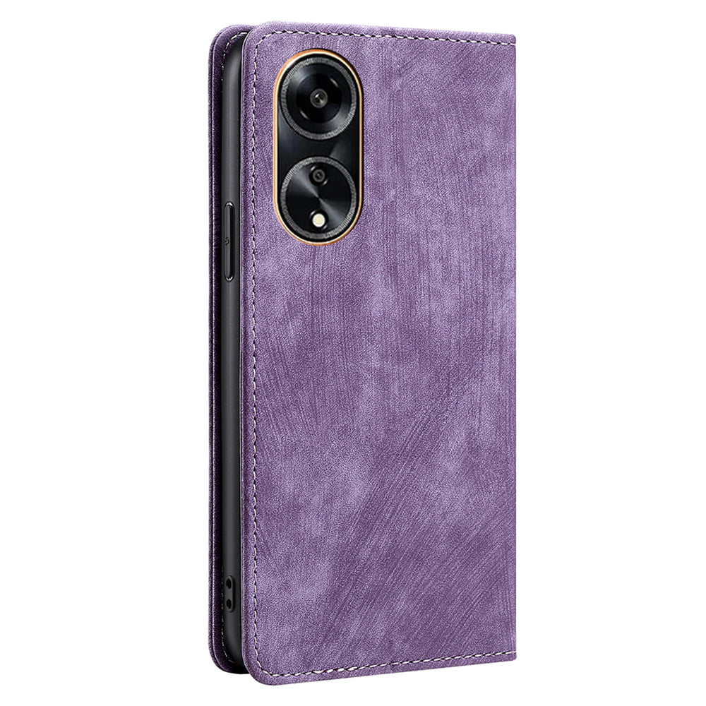 For Oppo A1 5G / A98 5G / F23 5G Protective Cover Case RFID Blocking Wallet PU Leather Stand Phone Cover