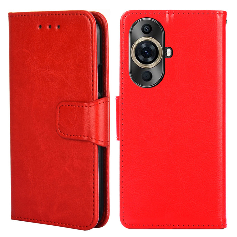 For Huawei nova 11 Pro / nova 11 Ultra Textured Leather Wallet Stand Cover Shockproof Phone Case