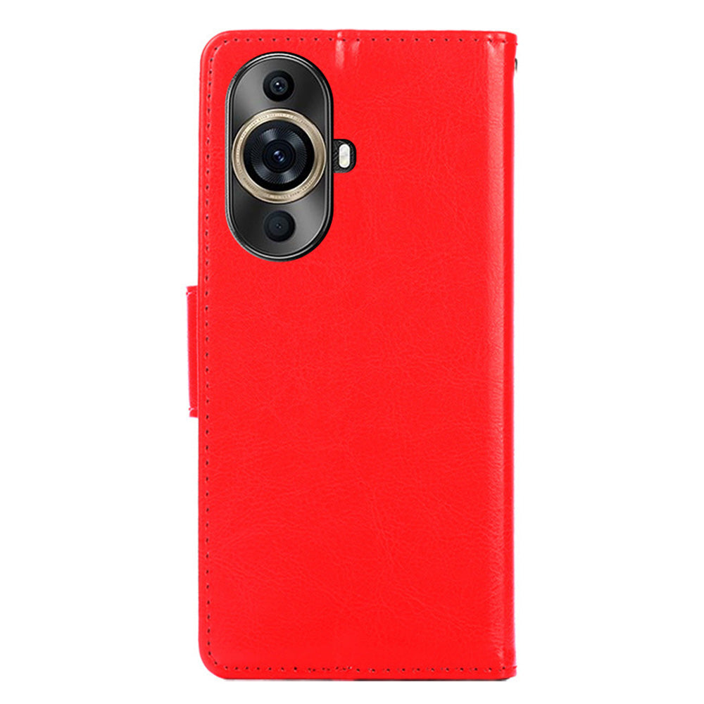 For Huawei nova 11 Pro / nova 11 Ultra Textured Leather Wallet Stand Cover Shockproof Phone Case