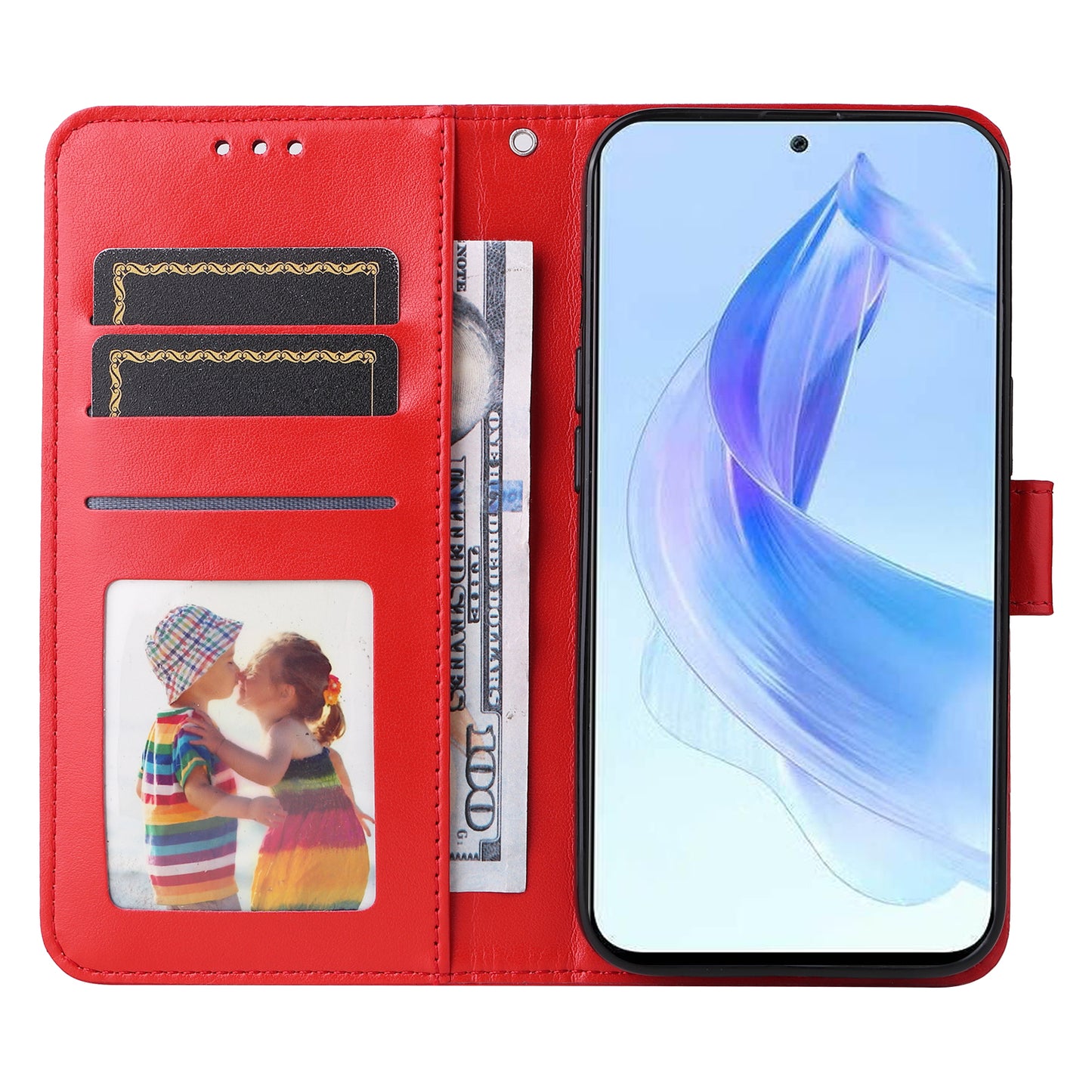 For Honor X50i 5G / 90 Lite 5G Anti-Scratch Wallet Case Sunflower Imprinted Phone Flip Stand PU Leather Cover