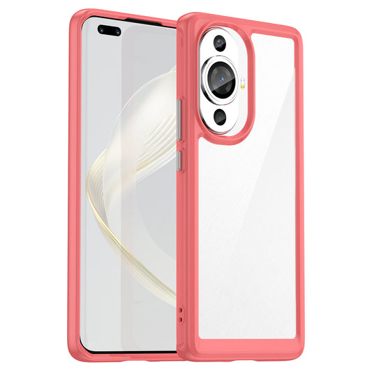 For Huawei nova 11 Pro / nova 11 Ultra Transparent Phone Case TPU+Acrylic Smartphone Cover