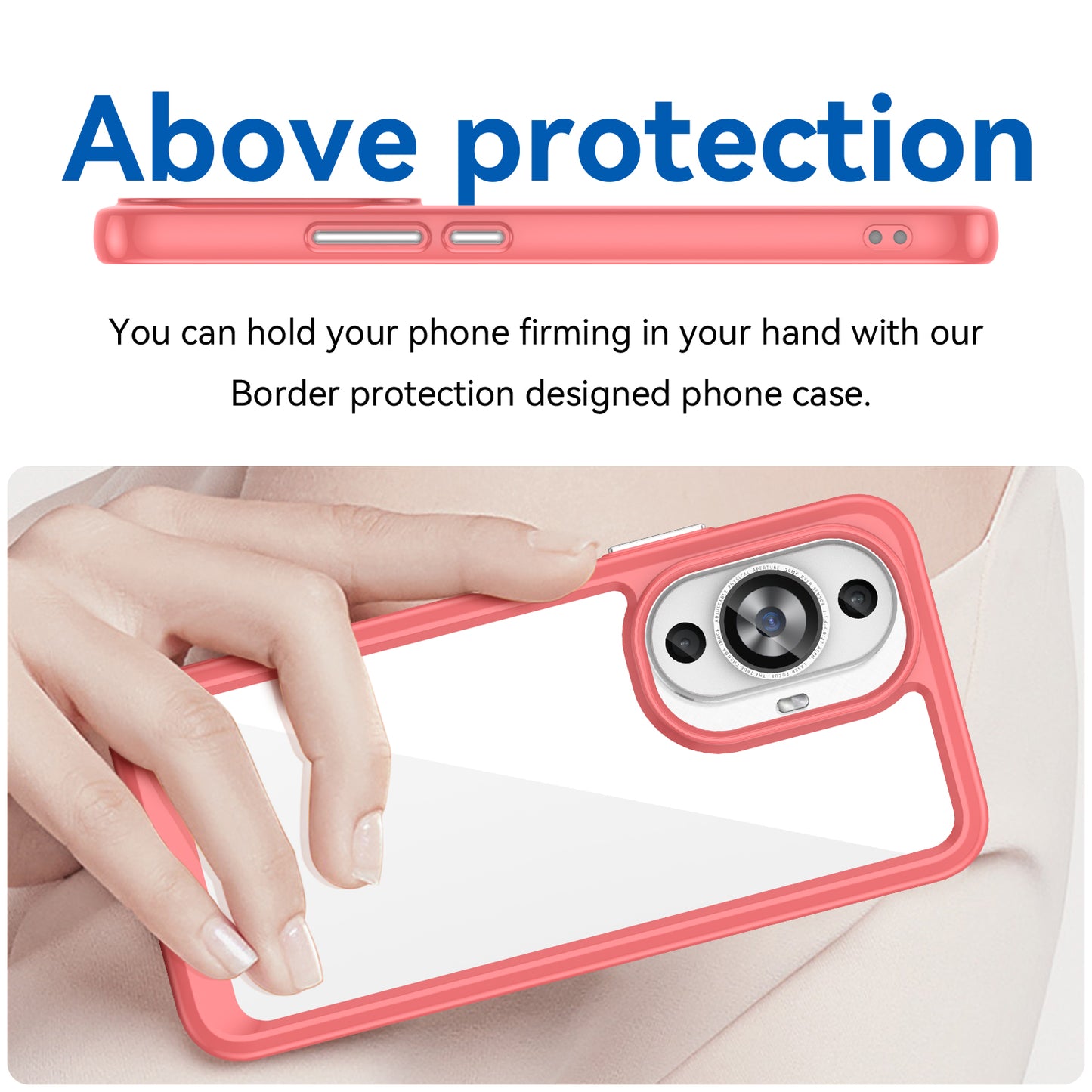 For Huawei nova 11 TPU+Acrylic Phone Case Drop-proof Transparent Phone Cover