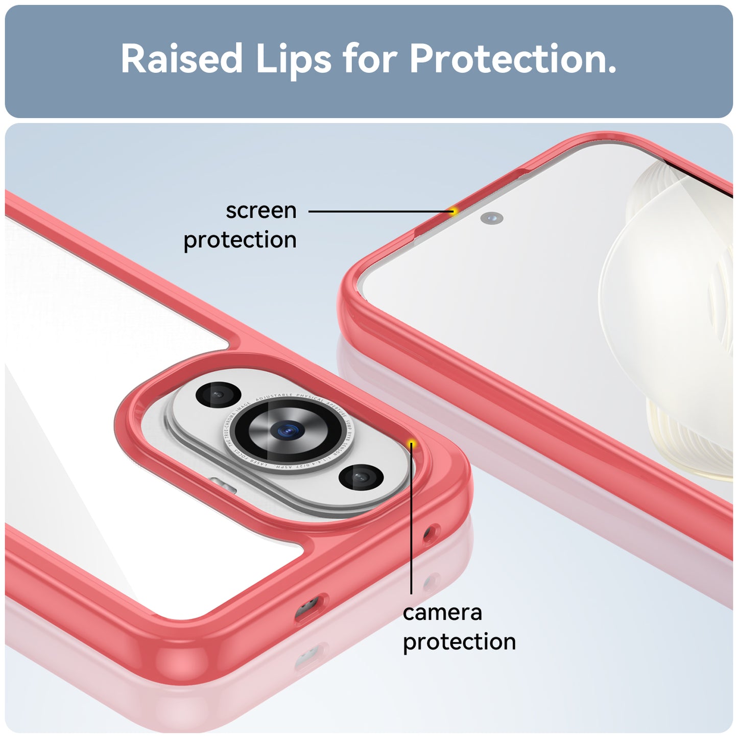 For Huawei nova 11 TPU+Acrylic Phone Case Drop-proof Transparent Phone Cover