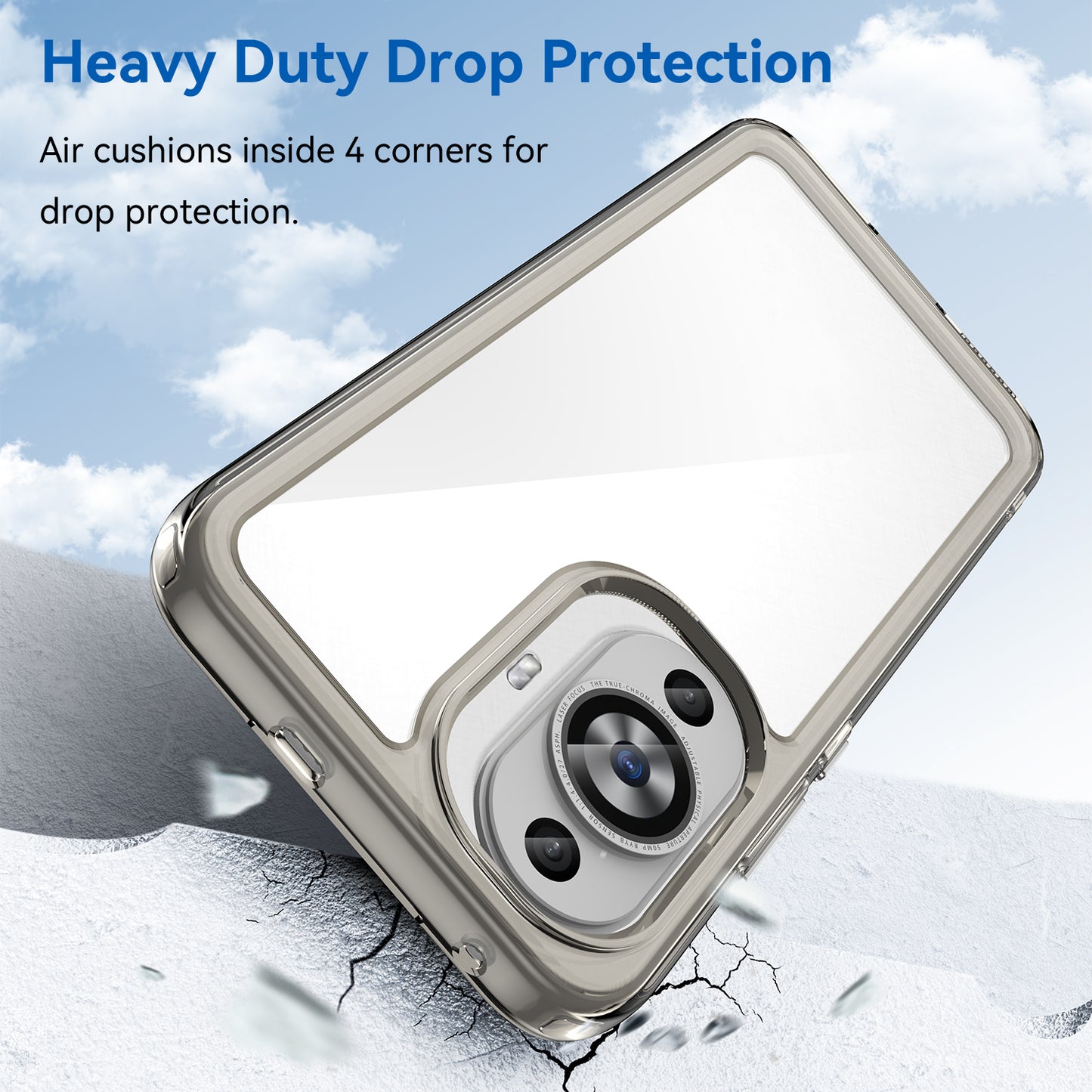 For Huawei nova 11 TPU+Acrylic Phone Case Drop-proof Transparent Phone Cover