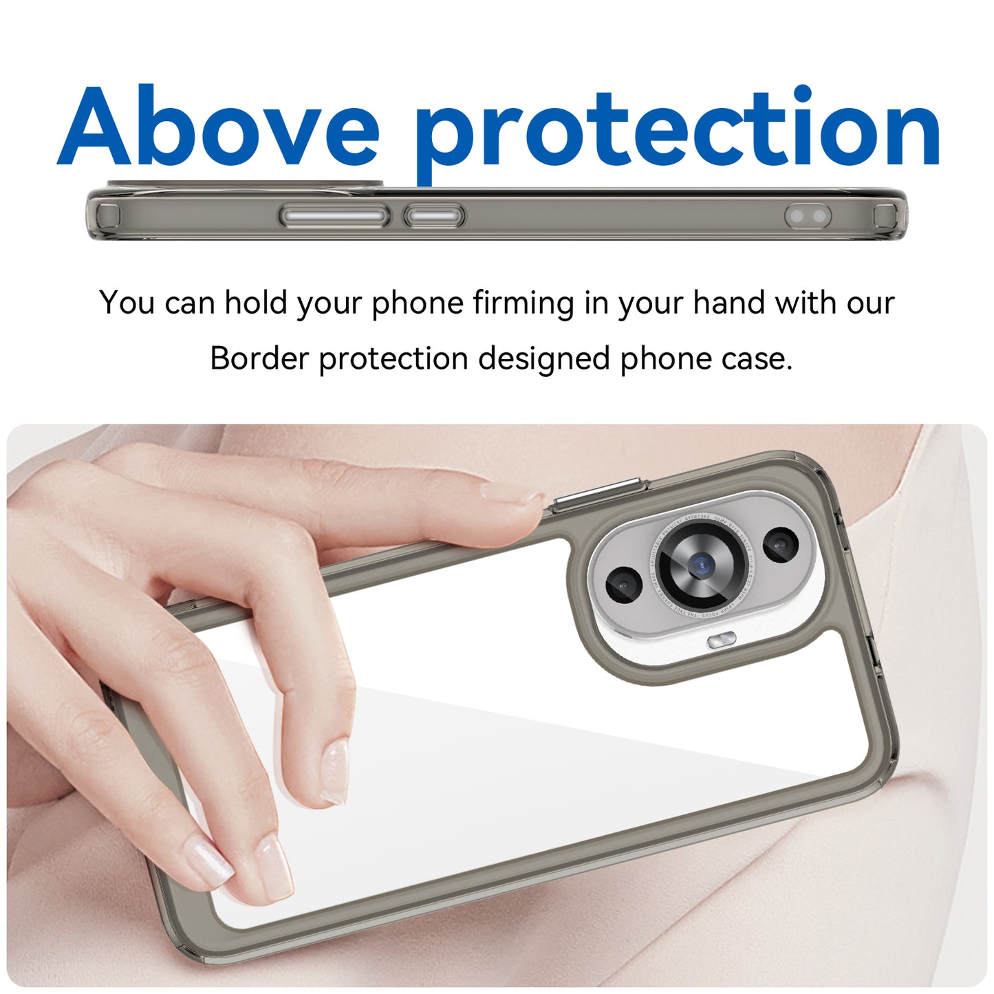 For Huawei nova 11 TPU+Acrylic Phone Case Drop-proof Transparent Phone Cover
