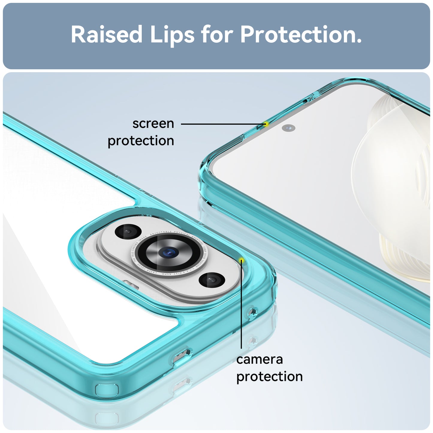 For Huawei nova 11 TPU+Acrylic Phone Case Drop-proof Transparent Phone Cover