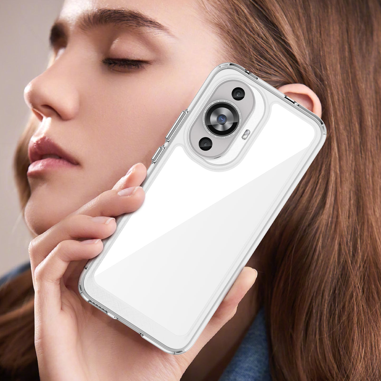 For Huawei nova 11 TPU+Acrylic Phone Case Drop-proof Transparent Phone Cover