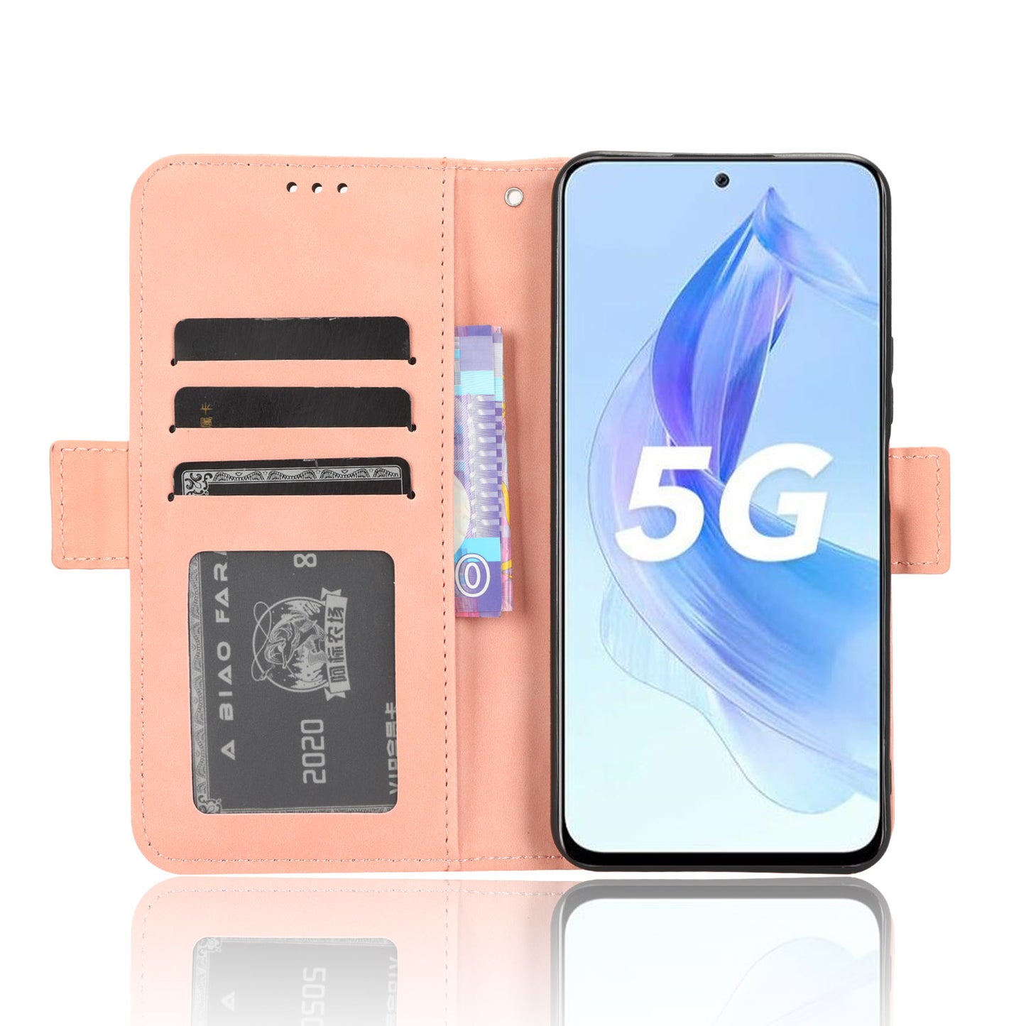 For Honor 90 Lite 5G / X50i 5G Multiple Card Slots Phone Case PU Leather Phone Cover with Stand Wallet
