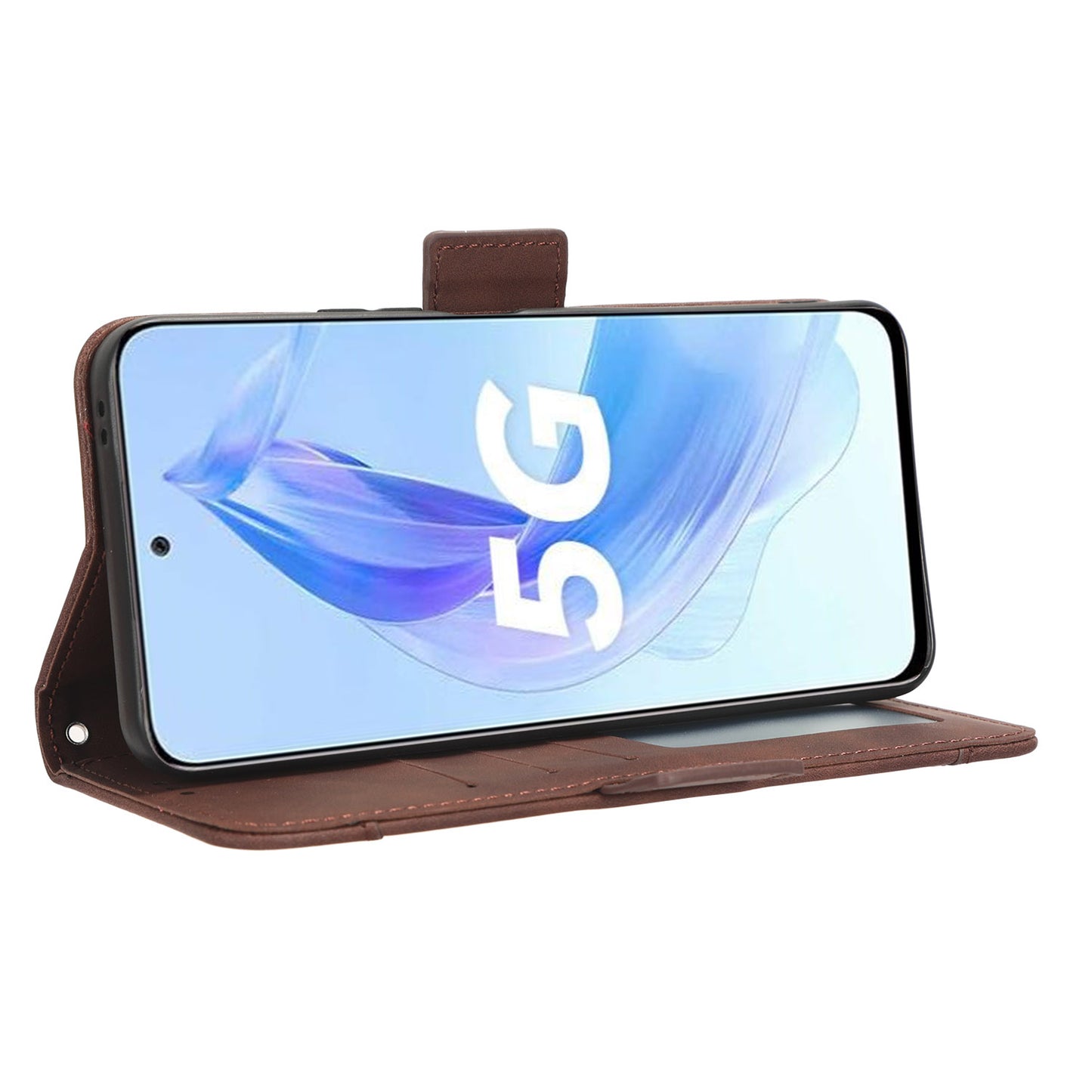 For Honor 90 Lite 5G / X50i 5G Multiple Card Slots Phone Case PU Leather Phone Cover with Stand Wallet