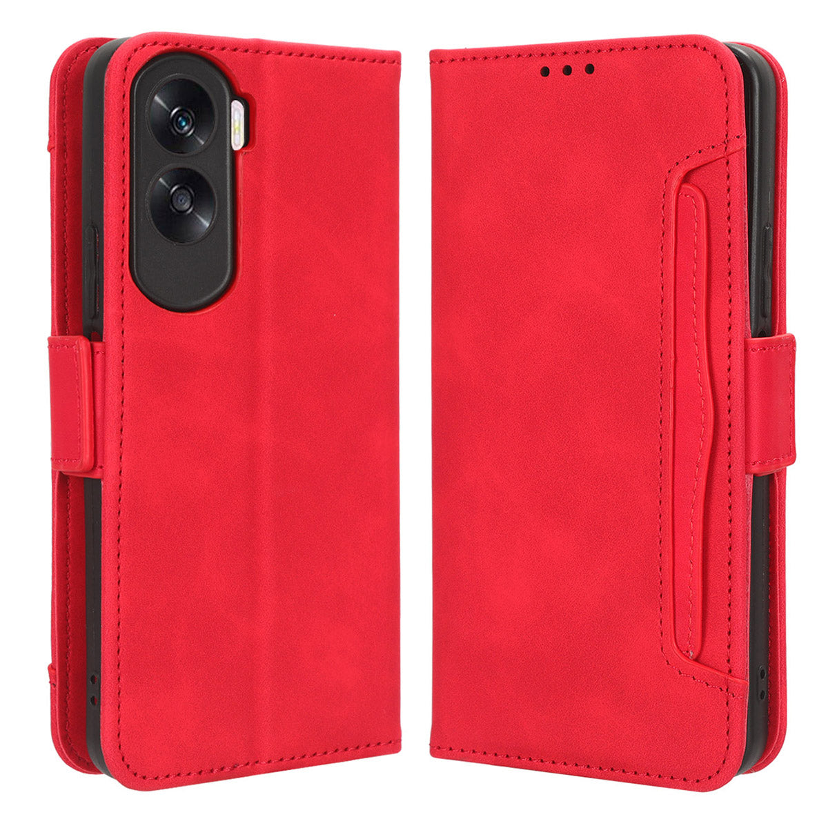 For Honor 90 Lite 5G / X50i 5G Multiple Card Slots Phone Case PU Leather Phone Cover with Stand Wallet