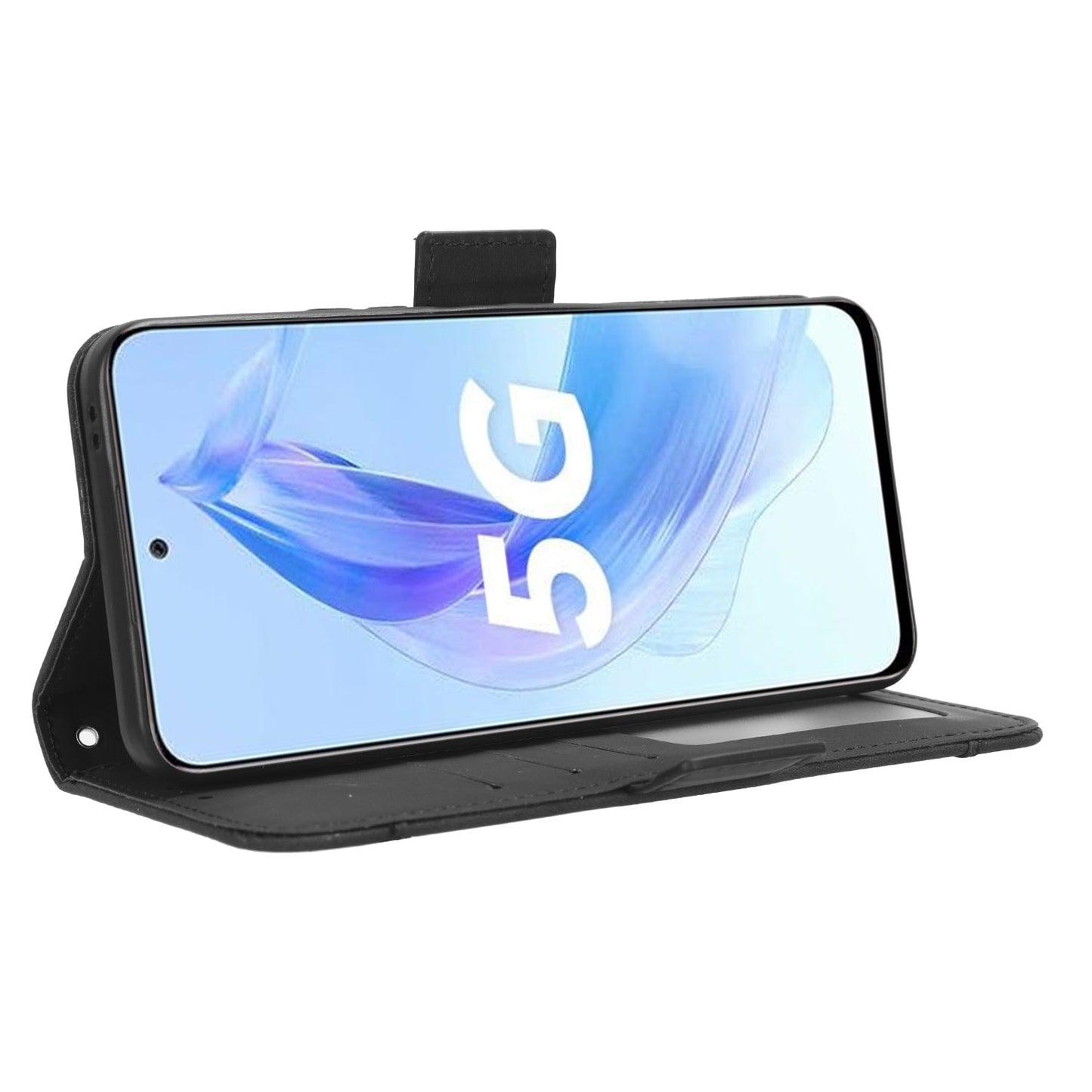 For Honor 90 Lite 5G / X50i 5G Multiple Card Slots Phone Case PU Leather Phone Cover with Stand Wallet