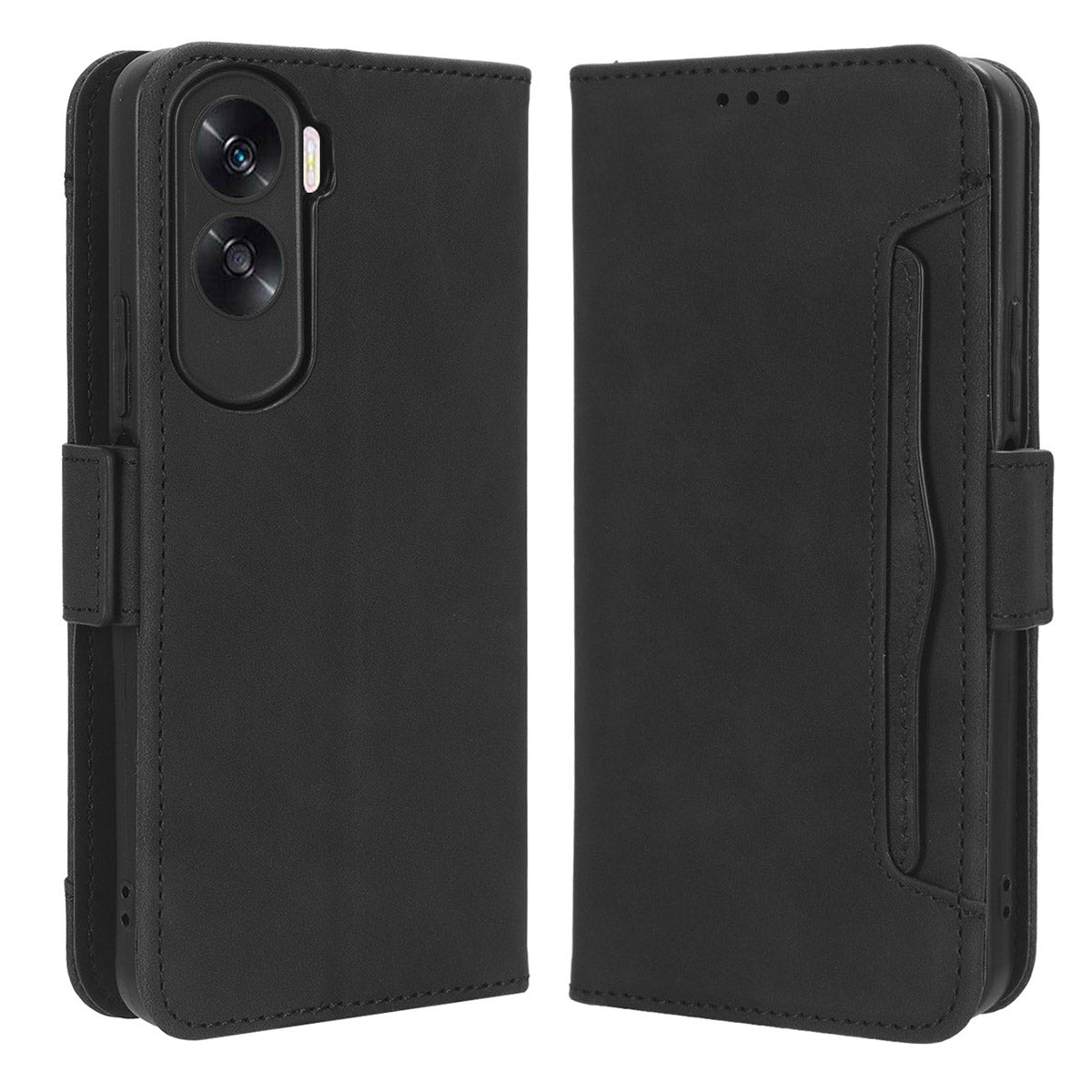 For Honor 90 Lite 5G / X50i 5G Multiple Card Slots Phone Case PU Leather Phone Cover with Stand Wallet