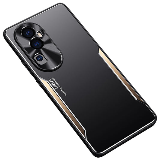 For Oppo Reno10 Pro+ 5G Dustproof Mobile Phone Case Anti-Scratch Aluminium Alloy + TPU Smartphone Cover