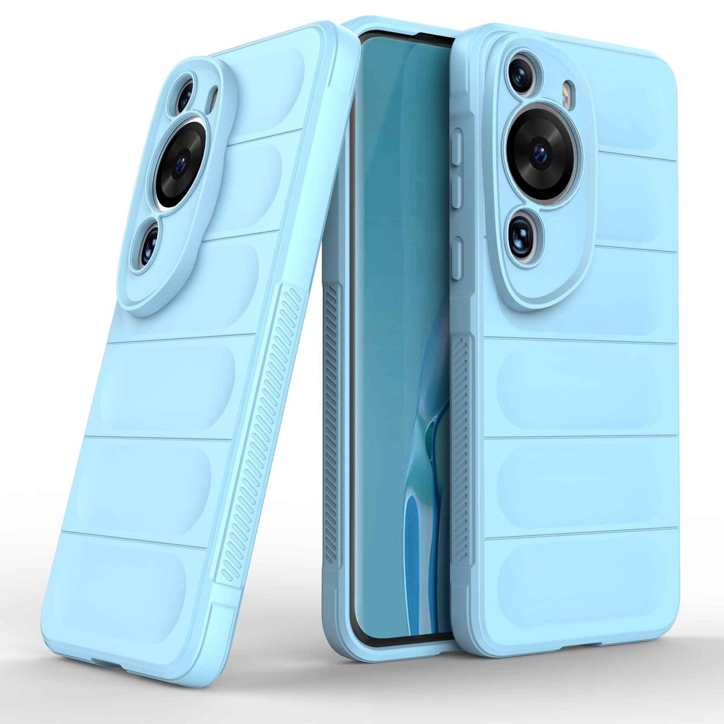 For Huawei P60 Art Shock-Absorbed Phone Shell Soft TPU Cell Phone Case Dustproof Protective Cover