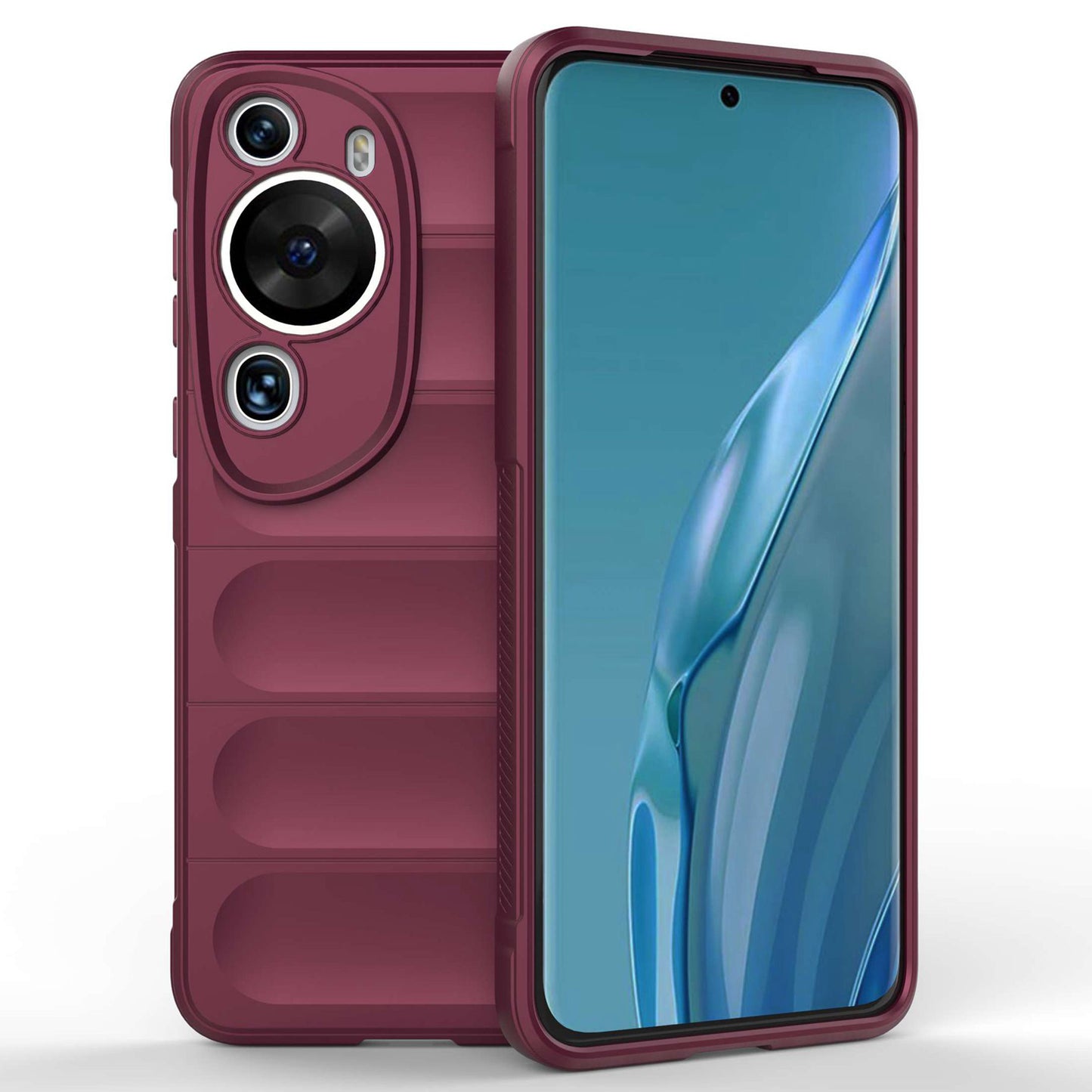 For Huawei P60 Art Shock-Absorbed Phone Shell Soft TPU Cell Phone Case Dustproof Protective Cover