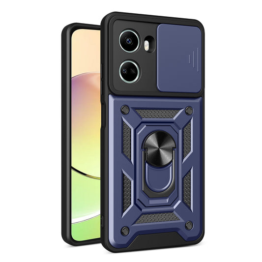 For Huawei nova 10 SE 4G Camera Lens Slide Design Phone Case PC+TPU Kickstand Cover