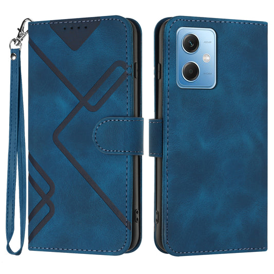 YX0040 For Xiaomi Redmi Note 12 5G (China) / (India) / (Global) / Poco X5 5G Wallet Phone Case Imprinted Pattern PU Leather Stand Cover