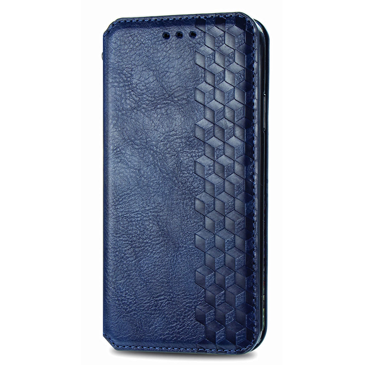 For Honor 80 5G TPU+PU Leather Wallet Phone Cover Imprinted Rhombus Stand Cell Phone Case