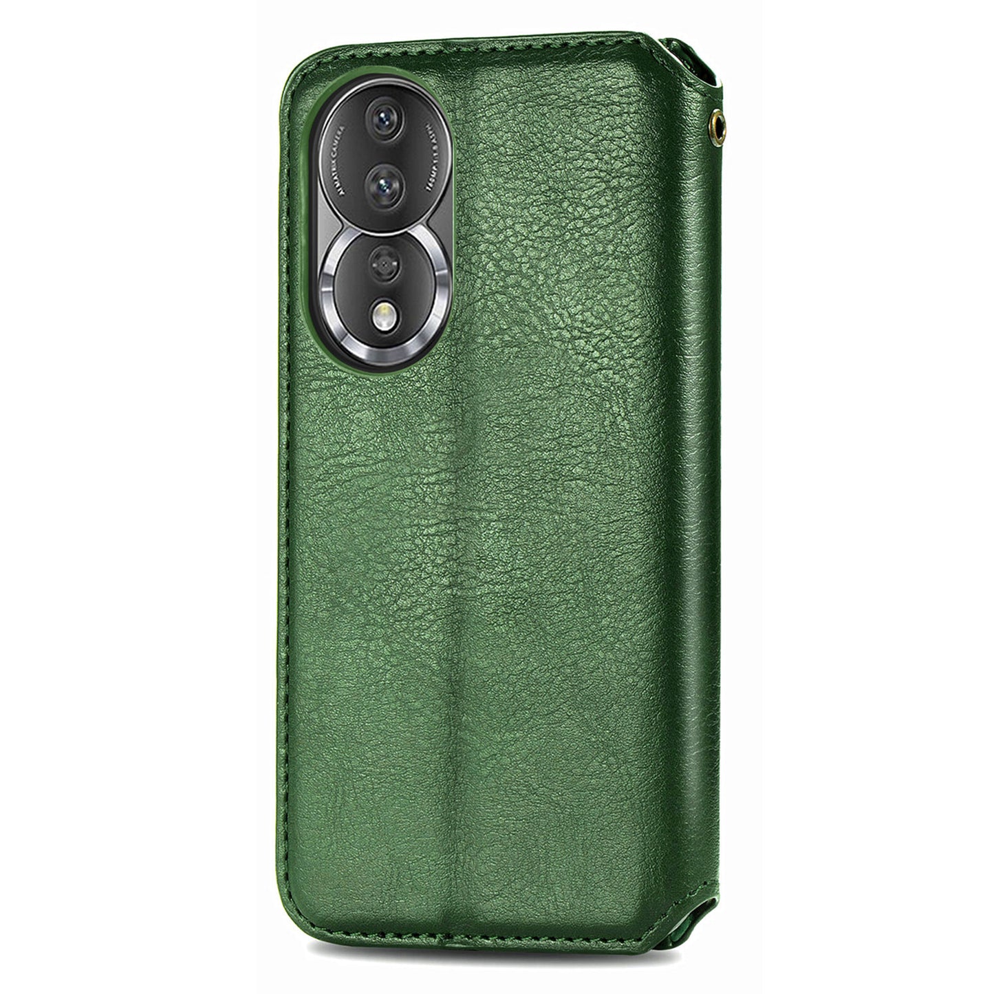 For Honor 80 5G TPU+PU Leather Wallet Phone Cover Imprinted Rhombus Stand Cell Phone Case