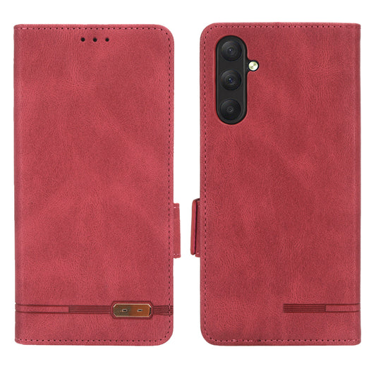 For Samsung Galaxy M54 5G / F54 5G Wallet Phone Case Hardware Decor PU Leather Cover with Stand