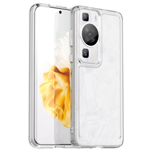 For Huawei P60 / P60 Pro Candy Series Anti-fall Air Cushions Clear TPU Phone Case Back Protector Cover