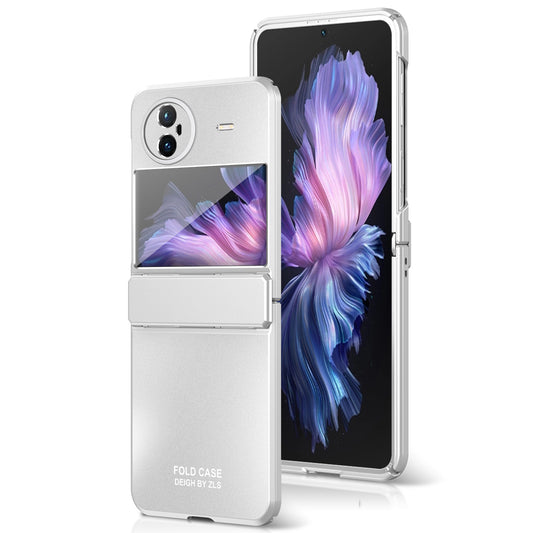 For vivo X Flip Electroplating PC Phone Case Anti-Fall Matte Cover