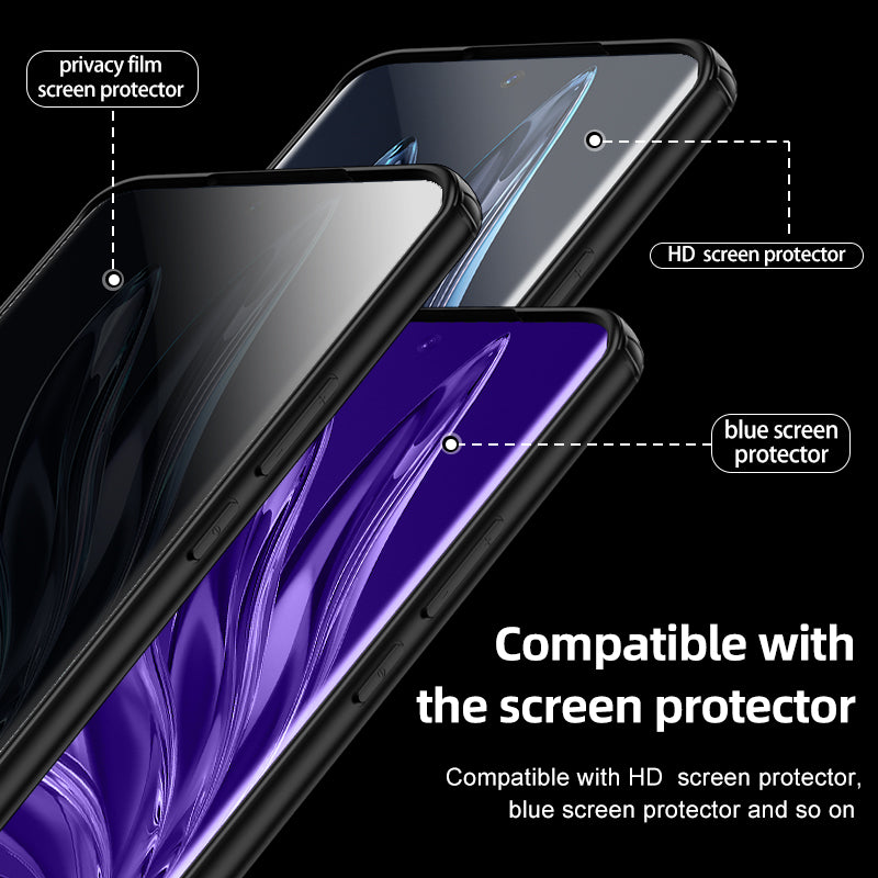 For Honor 90 Drop Resistant Phone Case Airbag Protection PC+TPU Cellphone Back Cover