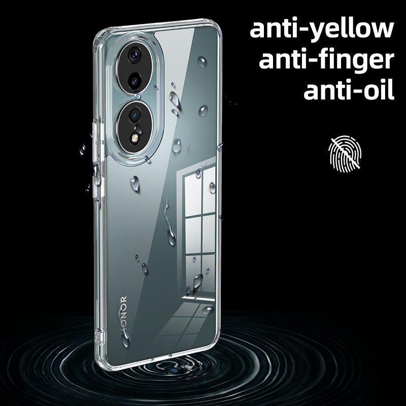 For Honor 90 Drop Resistant Phone Case Airbag Protection PC+TPU Cellphone Back Cover