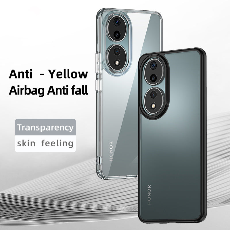 For Honor 90 Drop Resistant Phone Case Airbag Protection PC+TPU Cellphone Back Cover