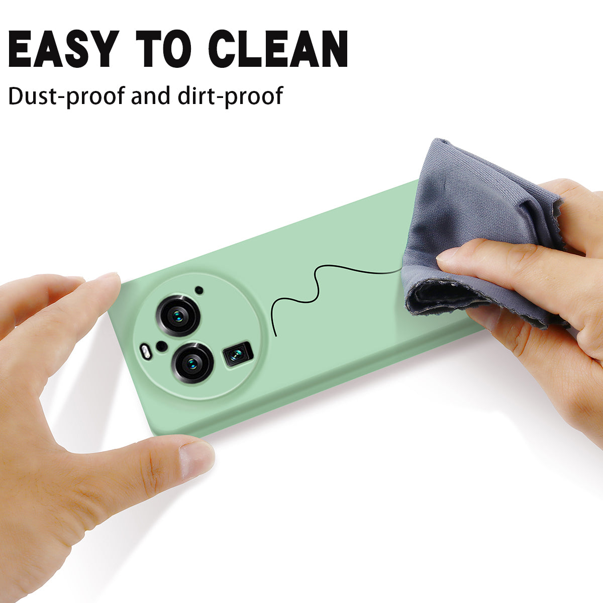 For Oppo Find X6 Pro Liquid Silicone Cover Soft Lining Shockproof Phone Case