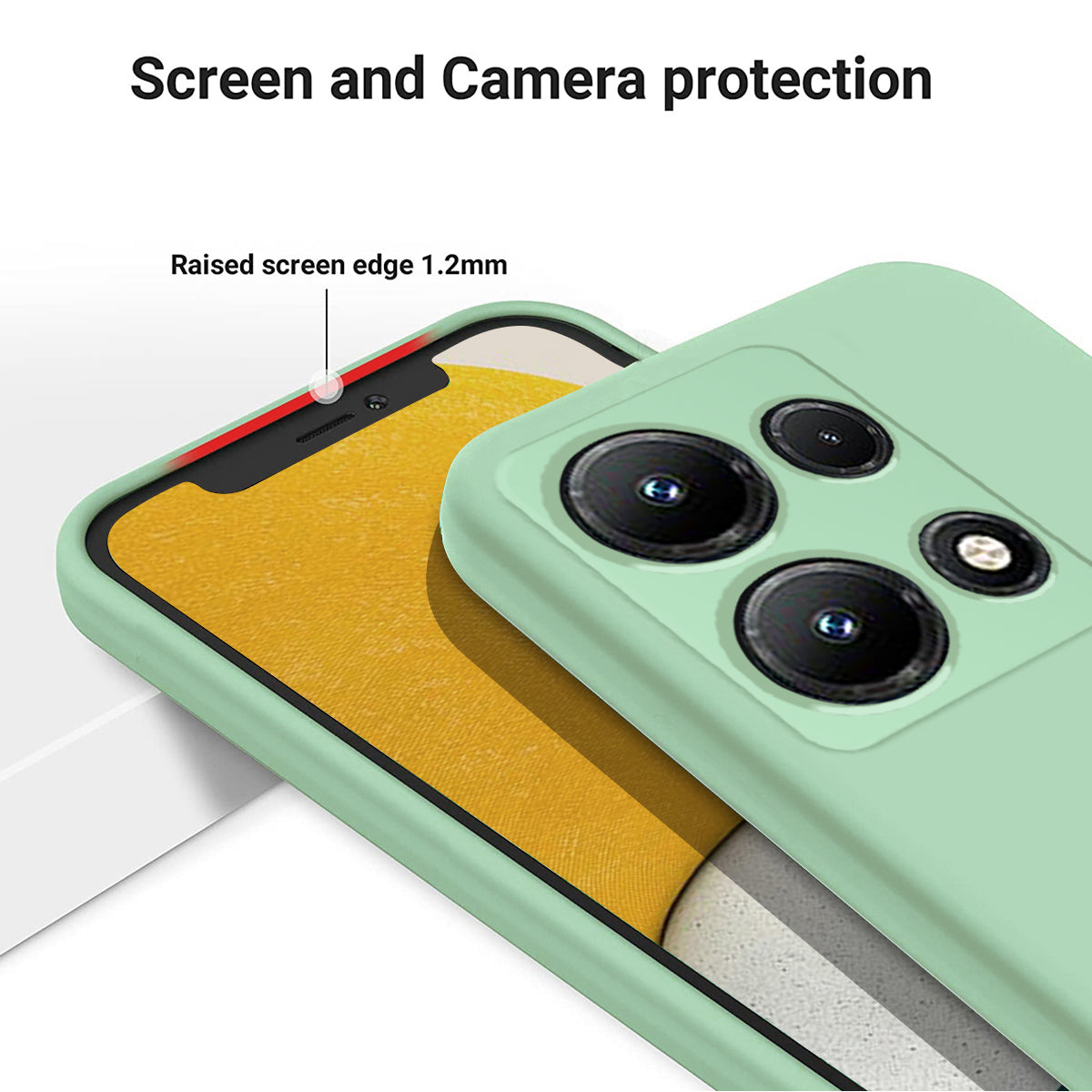 For Infinix Note 30i 4G Liquid Silicone Flexible Phone Case Soft Lining Protective Cover