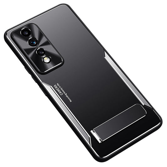 For Honor 80 GT 5G Anti-Scratch Phone Cover TPU + Aluminium Alloy Anti-Scratch Kickstand Phone Case