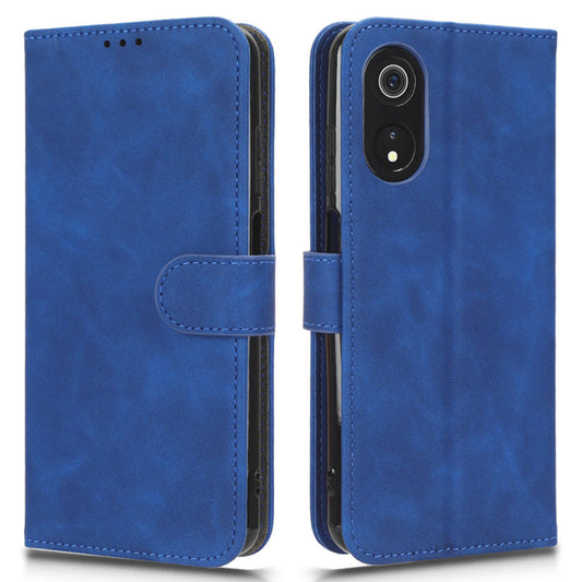 For Cubot P60 Flip PU Leather Protective Cover Skin-touch Wallet Stand Phone Case