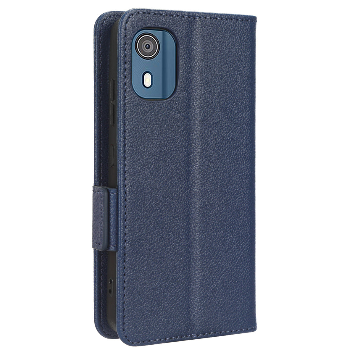 Wallet PU Leather Phone Case for Nokia C02 , Litchi Texture Stand Phone Cover