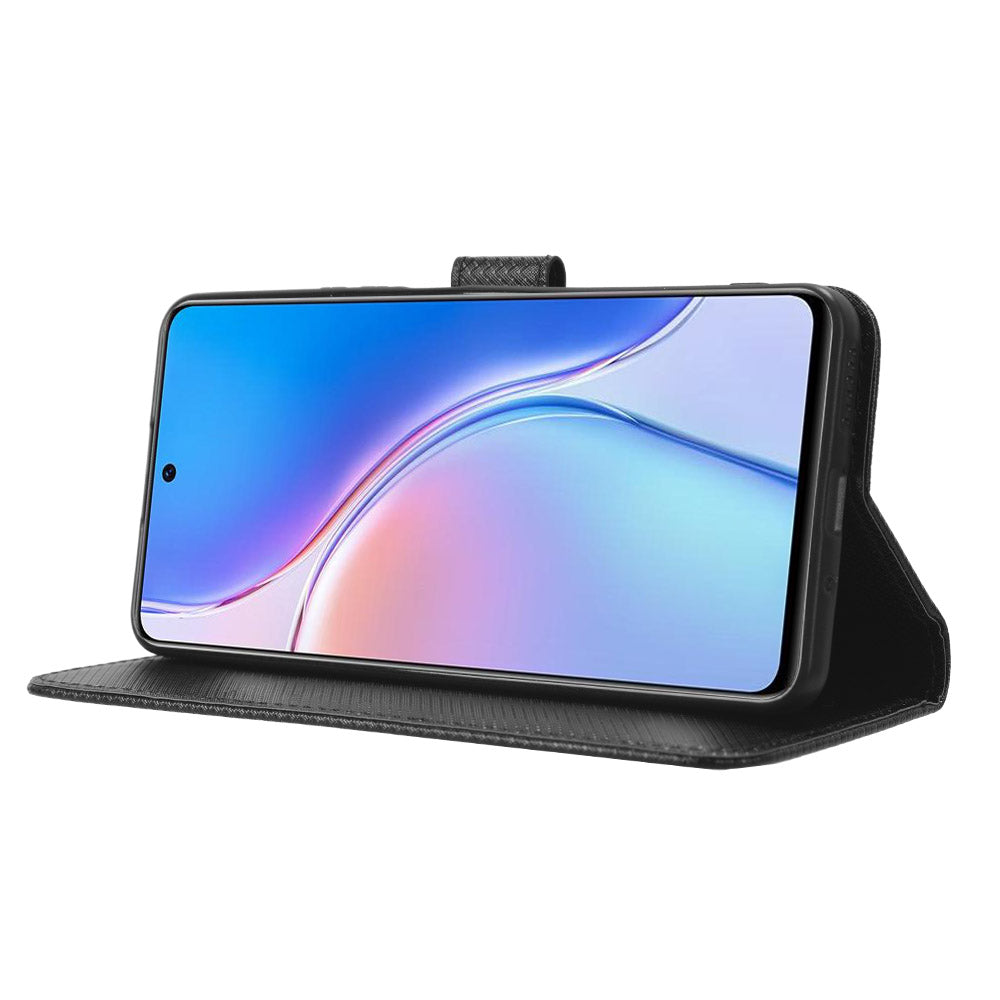 For Huawei Maimang 20 / Nova 11i / Enjoy 60 Pro PU Leather Wallet Case Diamond Texture Phone Stand Cover