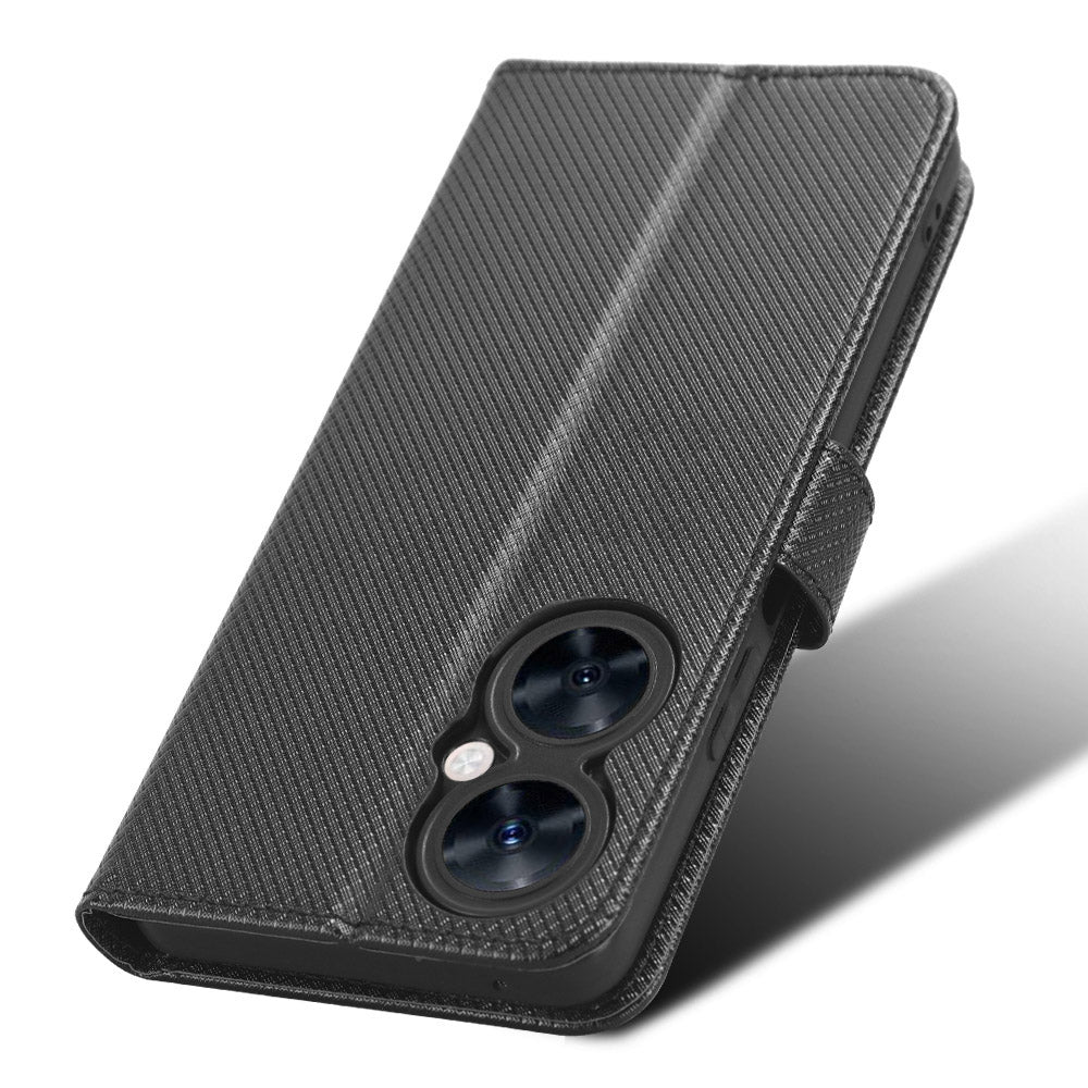 For Huawei Maimang 20 / Nova 11i / Enjoy 60 Pro PU Leather Wallet Case Diamond Texture Phone Stand Cover