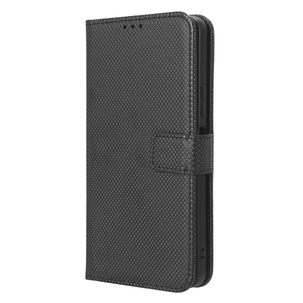 For Huawei Maimang 20 / Nova 11i / Enjoy 60 Pro PU Leather Wallet Case Diamond Texture Phone Stand Cover