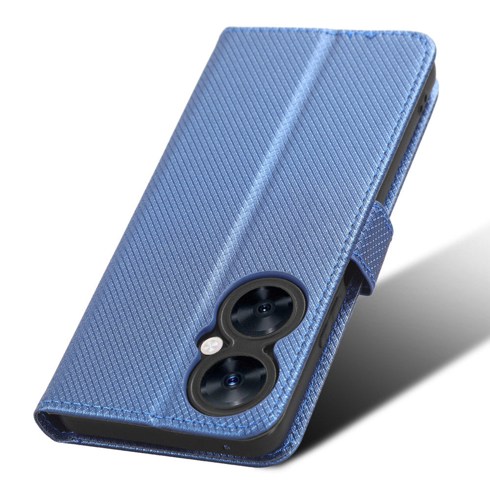 For Huawei Maimang 20 / Nova 11i / Enjoy 60 Pro PU Leather Wallet Case Diamond Texture Phone Stand Cover