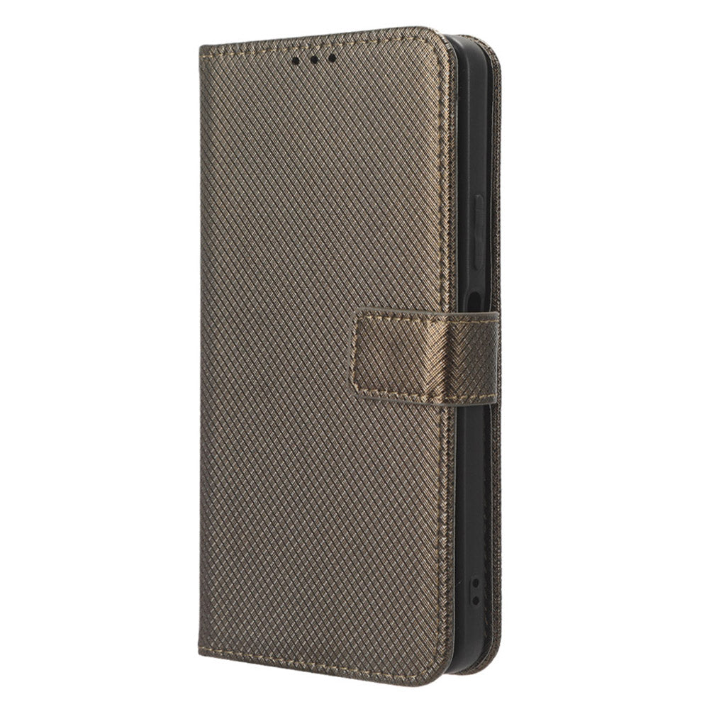 For Huawei Maimang 20 / Nova 11i / Enjoy 60 Pro PU Leather Wallet Case Diamond Texture Phone Stand Cover