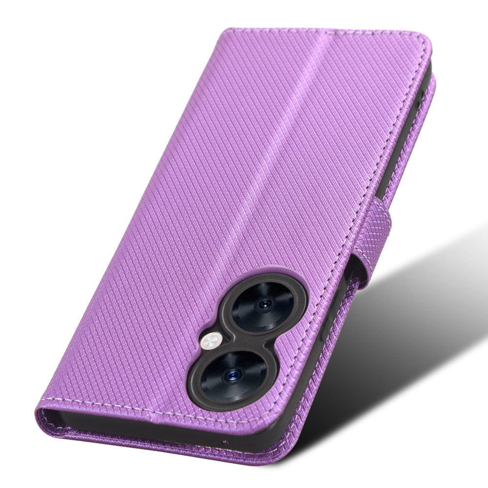 For Huawei Maimang 20 / Nova 11i / Enjoy 60 Pro PU Leather Wallet Case Diamond Texture Phone Stand Cover