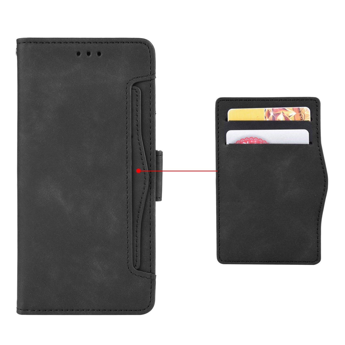 For Huawei Maimang 20 / Nova 11i / Enjoy 60 Pro PU Leather Phone Case Multiple Card Slots Flip Stand Wallet Cover