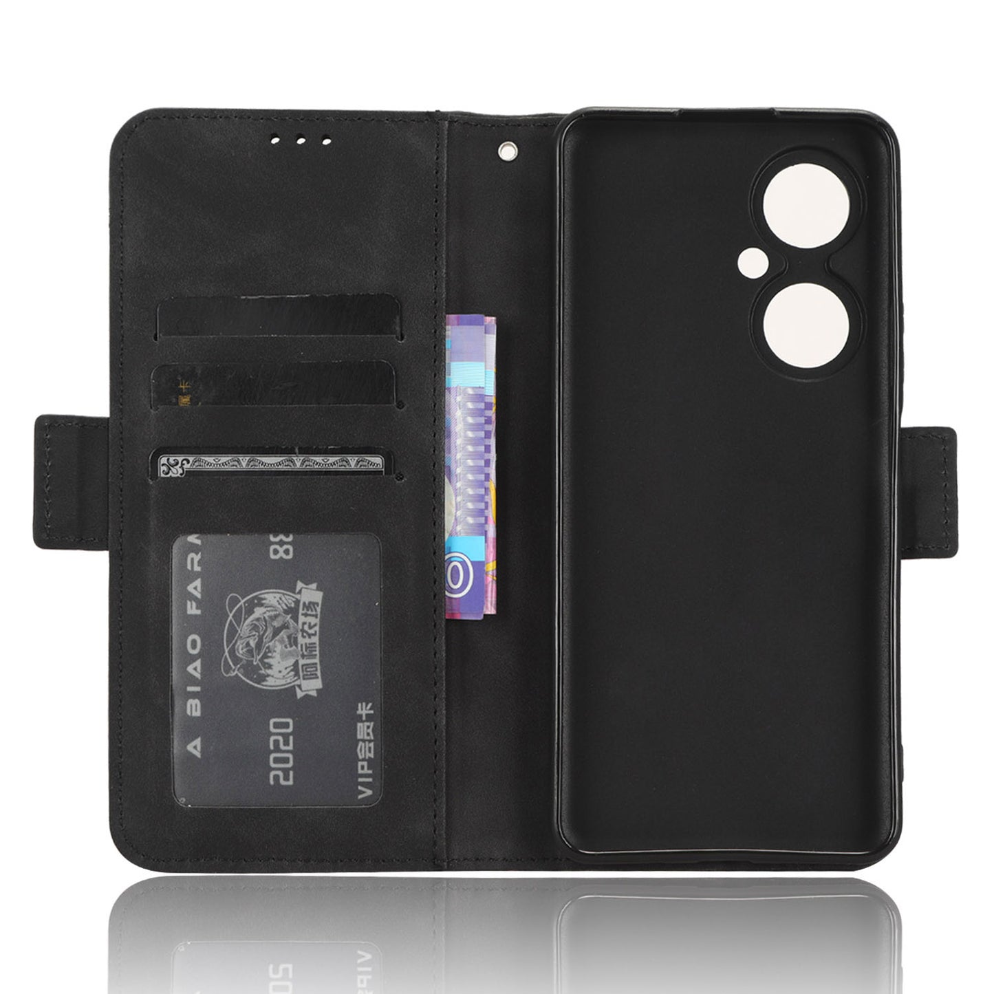 For Huawei Maimang 20 / Nova 11i / Enjoy 60 Pro PU Leather Phone Case Multiple Card Slots Flip Stand Wallet Cover