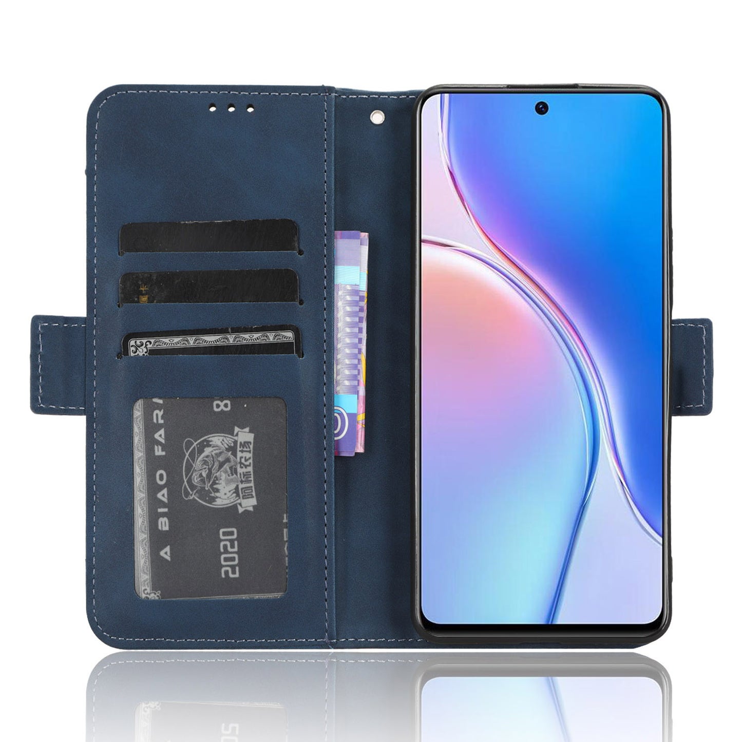 For Huawei Maimang 20 / Nova 11i / Enjoy 60 Pro PU Leather Phone Case Multiple Card Slots Flip Stand Wallet Cover