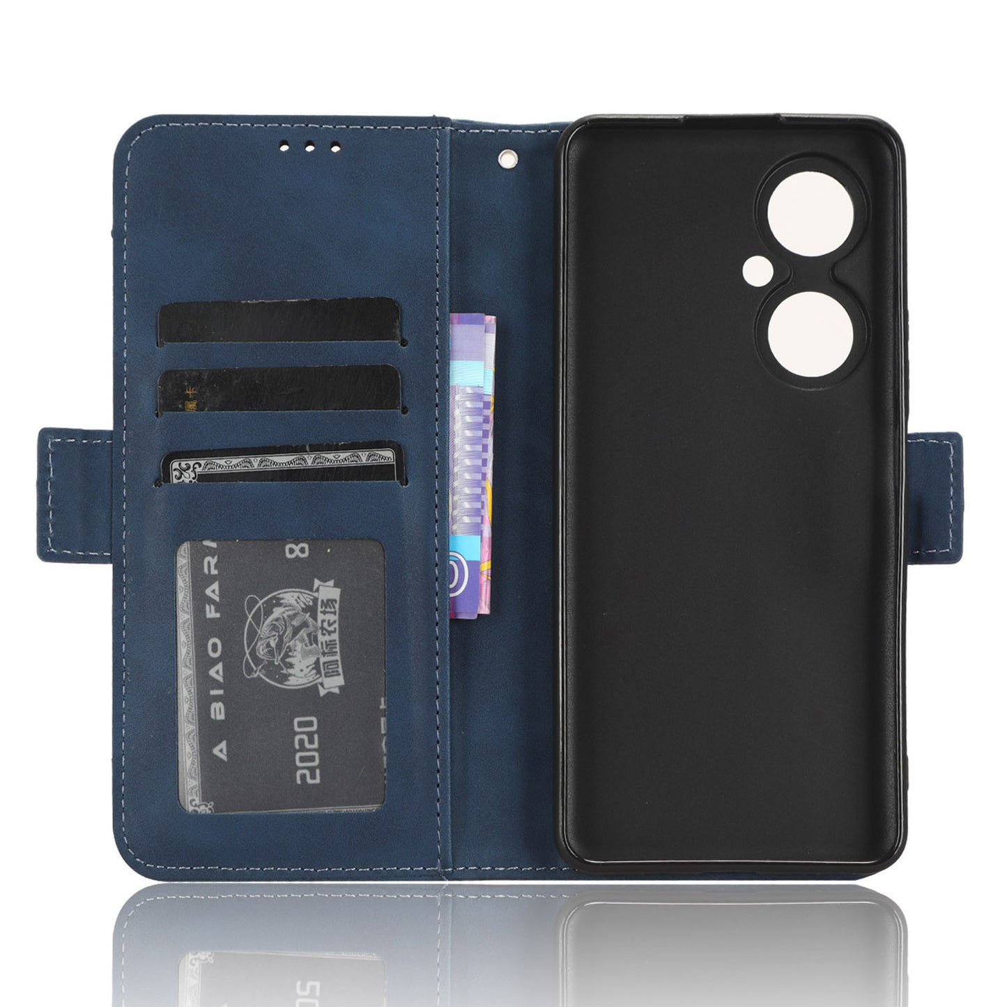 For Huawei Maimang 20 / Nova 11i / Enjoy 60 Pro PU Leather Phone Case Multiple Card Slots Flip Stand Wallet Cover