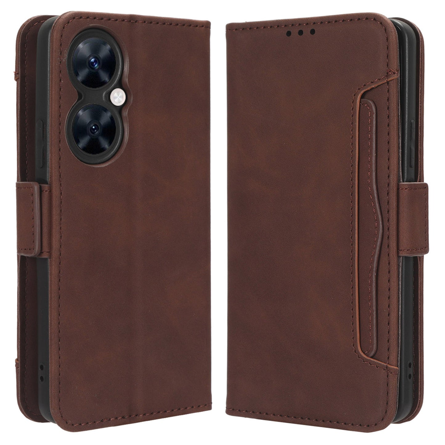 For Huawei Maimang 20 / Nova 11i / Enjoy 60 Pro PU Leather Phone Case Multiple Card Slots Flip Stand Wallet Cover