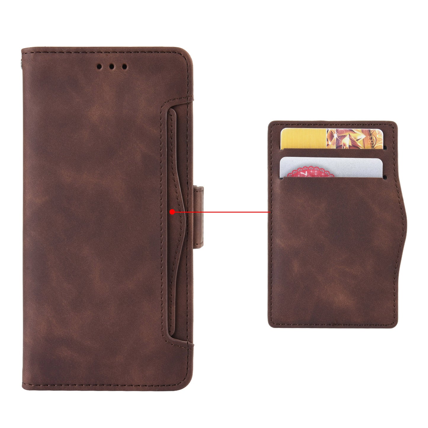 For Huawei Maimang 20 / Nova 11i / Enjoy 60 Pro PU Leather Phone Case Multiple Card Slots Flip Stand Wallet Cover
