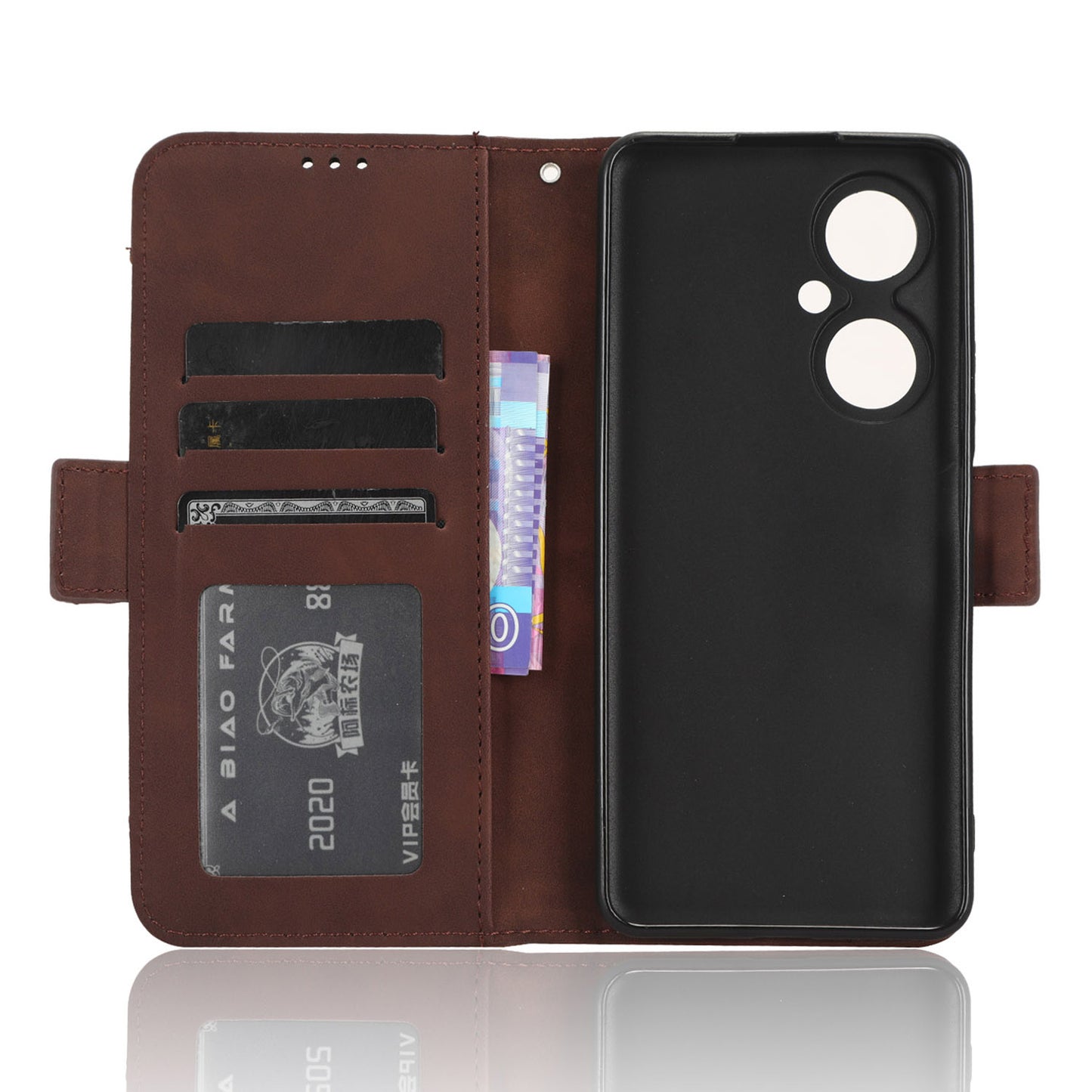 For Huawei Maimang 20 / Nova 11i / Enjoy 60 Pro PU Leather Phone Case Multiple Card Slots Flip Stand Wallet Cover