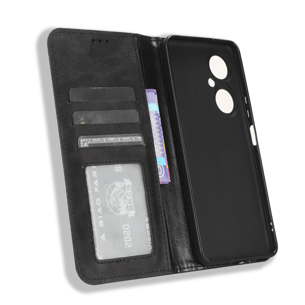 For Huawei Maimang 20 / Nova 11i / Enjoy 60 Pro Magnetic Closing Leather Case Stand Wallet Phone Cover